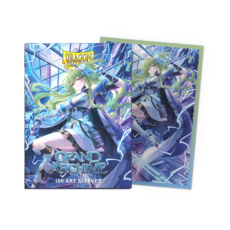 Dragon Shield: Standard 100ct Art Sleeves - Grand Archive (Lorraine, Arclight Saber - Matte)
