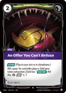 front of card An Offer You Can't Refuse [Radiance] 101/167
