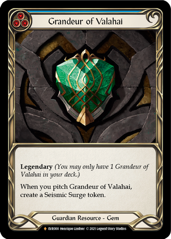 Grandeur of Valahai [EVR000] (Everfest) 1st Edition Cold Foil