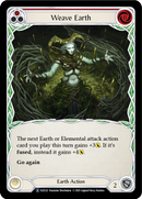 Weave Earth (Red) [U-ELE122] (Tales of Aria Unlimited) Unlimited Rainbow Foil