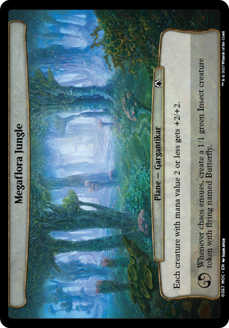 (Oversized Plane) Megaflora Jungle [March of the Machine Commander Planes]