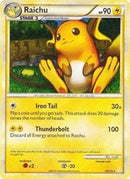 Raichu (10/123) (Cracked Ice Holo) (HeartGold & SoulSilver: Base Set) [Theme Deck Exclusive]
