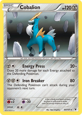 Cobalion (84/101) (Battle Arena Deck Exclusive) (Black & White: Noble Victories) [Theme Deck Exclusive]