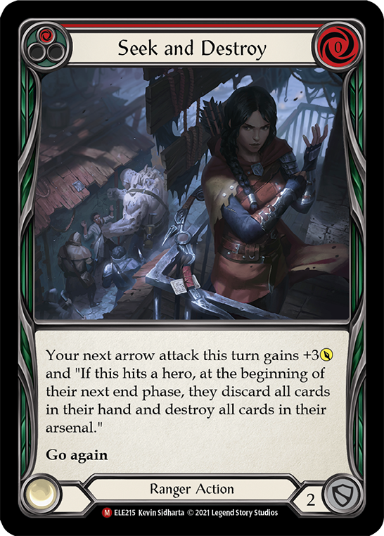 Seek and Destroy [ELE215] (Tales of Aria) 1st Edition Rainbow Foil