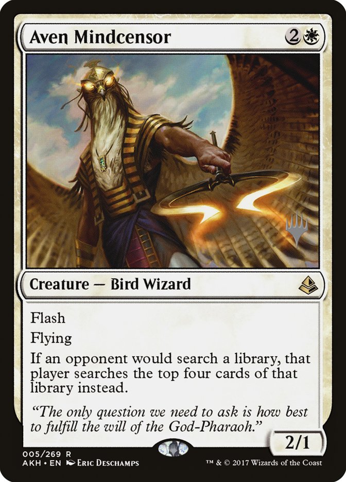 Aven Mindcensor (Promo Pack) [Amonkhet Promo Pack]