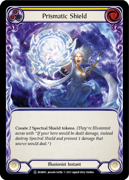 Prismatic Shield (Yellow) [U-MON093] (Monarch Unlimited) Unlimited Normal