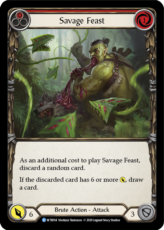Savage Feast (Red) [U-WTR014] (Welcome to Rathe Unlimited) Unlimited Normal