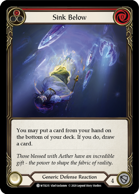 Sink Below (Red) [U-WTR215] (Welcome to Rathe Unlimited) Unlimited Rainbow Foil