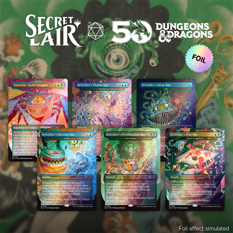 Secret Lair: Drop Series - Secret Lair x Dungeons & Dragons: Death is in the Eyes of the Beholder I (Rainbow Foil Edition)