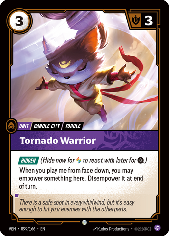 front of card Tornado Warrior [Vendetta] 099/166