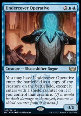 Undercover Operative (Promo Pack) [Streets of New Capenna Promo Pack]