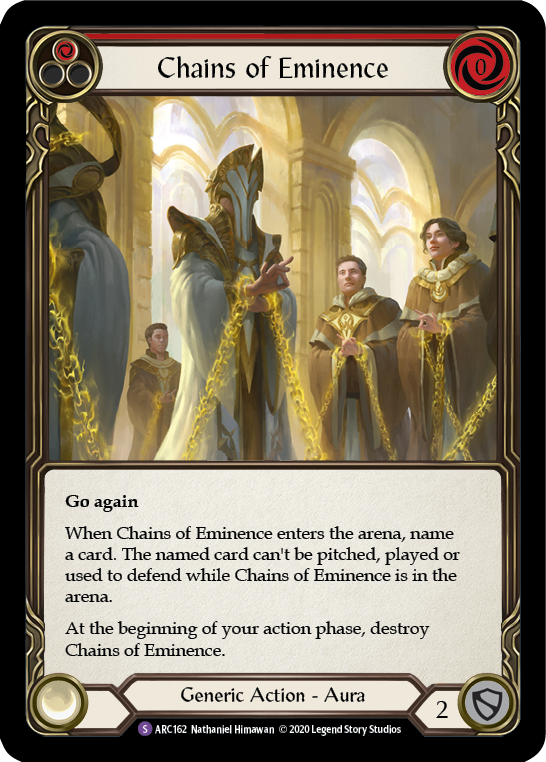 Chains of Eminence [U-ARC162] (Arcane Rising Unlimited) Unlimited Rainbow Foil