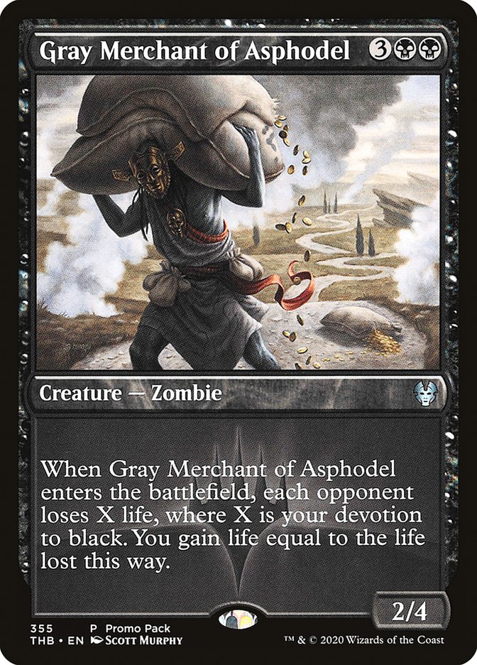 Gray Merchant of Asphodel (Promo Pack) [Theros Beyond Death Promo Pack]