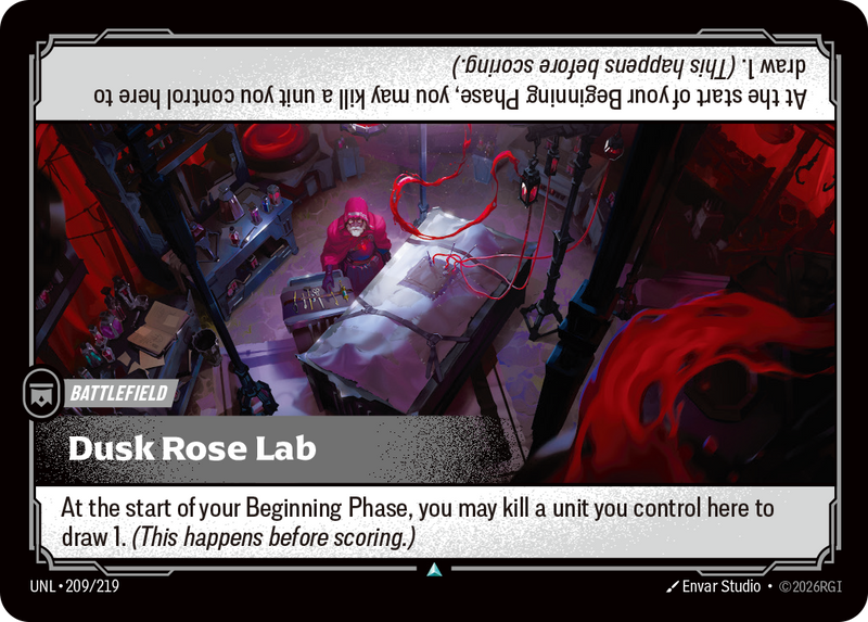 front of card Dusk Rose Lab [Unleashed] 209/219