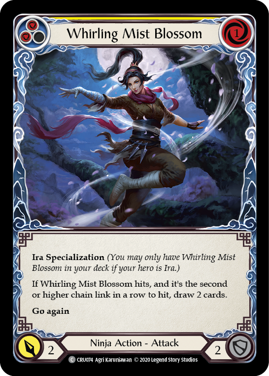 Whirling Mist Blossom [CRU074] (Crucible of War) 1st Edition Normal