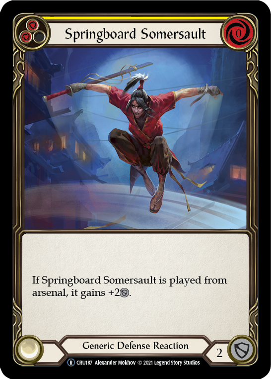 Springboard Somersault [U-CRU187] (Crucible of War Unlimited) Unlimited Normal