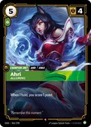 front of card Ahri, Alluring [Origins]
