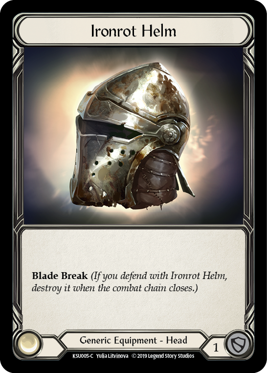 Ironrot Helm [KSU005-C] (Katsu Hero Deck) 1st Edition Normal