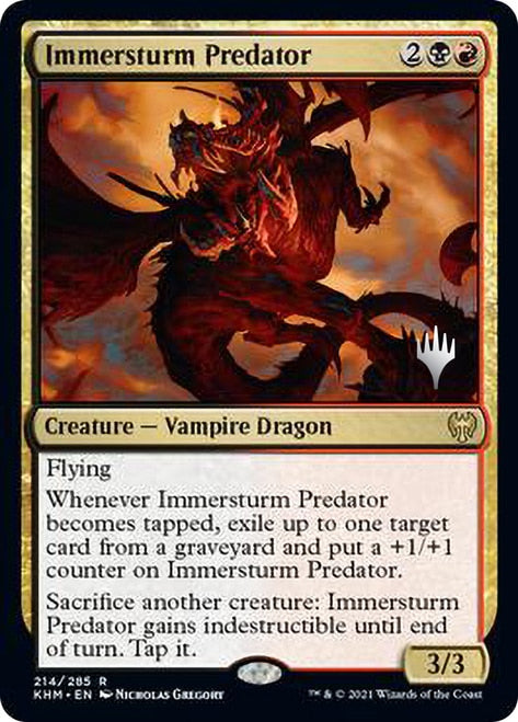 Immersturm Predator (Promo Pack) [Kaldheim Promo Pack]