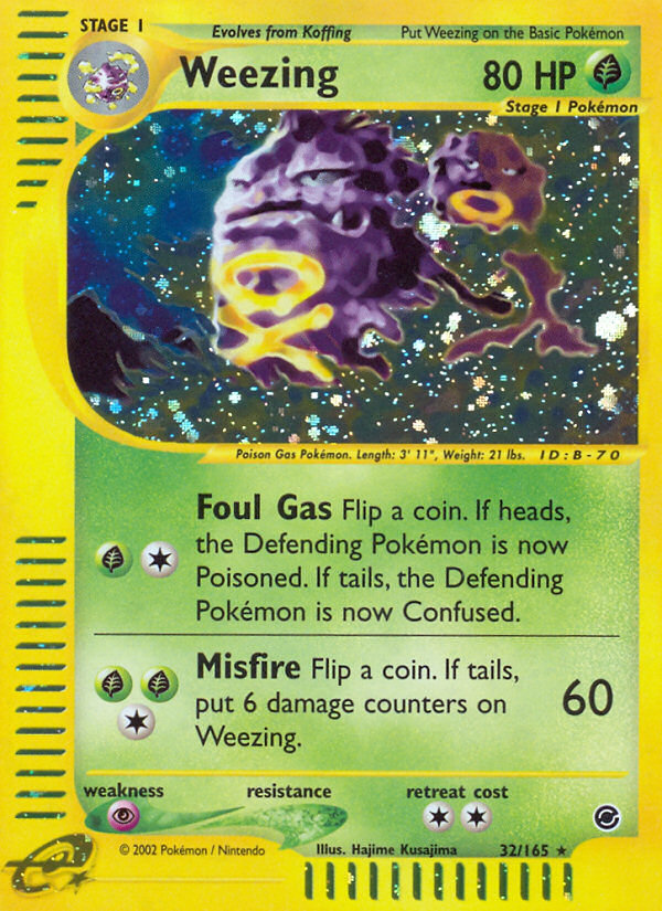 Weezing (32/165) [Expedition: E-Card Base Set]