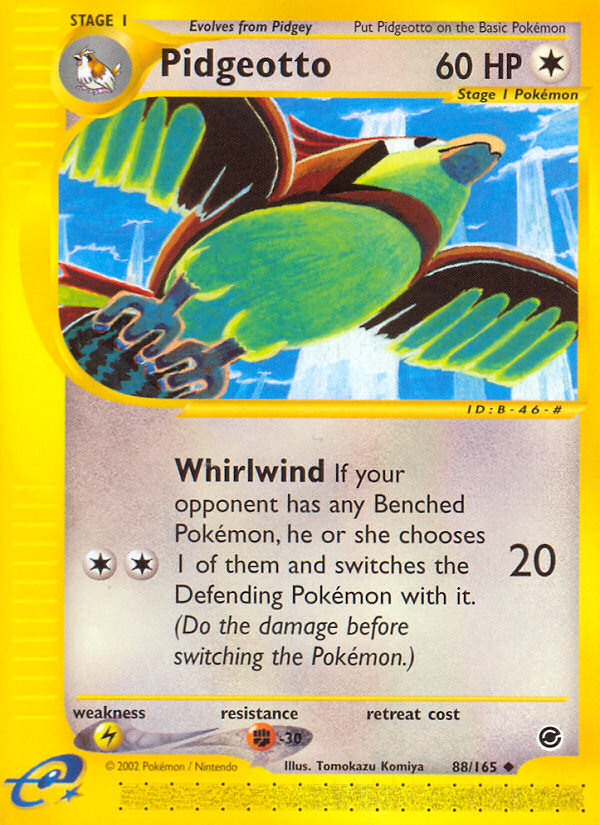 Pidgeotto (88/165) [Expedition: E-Card Base Set]