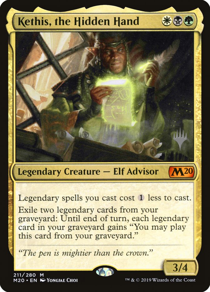Kethis, the Hidden Hand (Promo Pack) [Core Set 2020 Promo Pack]