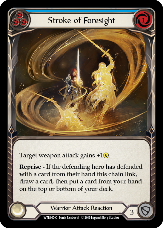 Stroke of Foresight (Blue) [WTR140-C] (Welcome to Rathe) Alpha Print Rainbow Foil