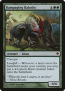 (Oversized) Rampaging Baloths (Zendikar) [Oversize Cards]