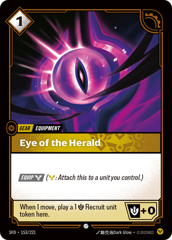 front of card Eye of the Herald [Spiritforged] 153/221