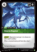 front of card Storm Raptor [Radiance] 036/167