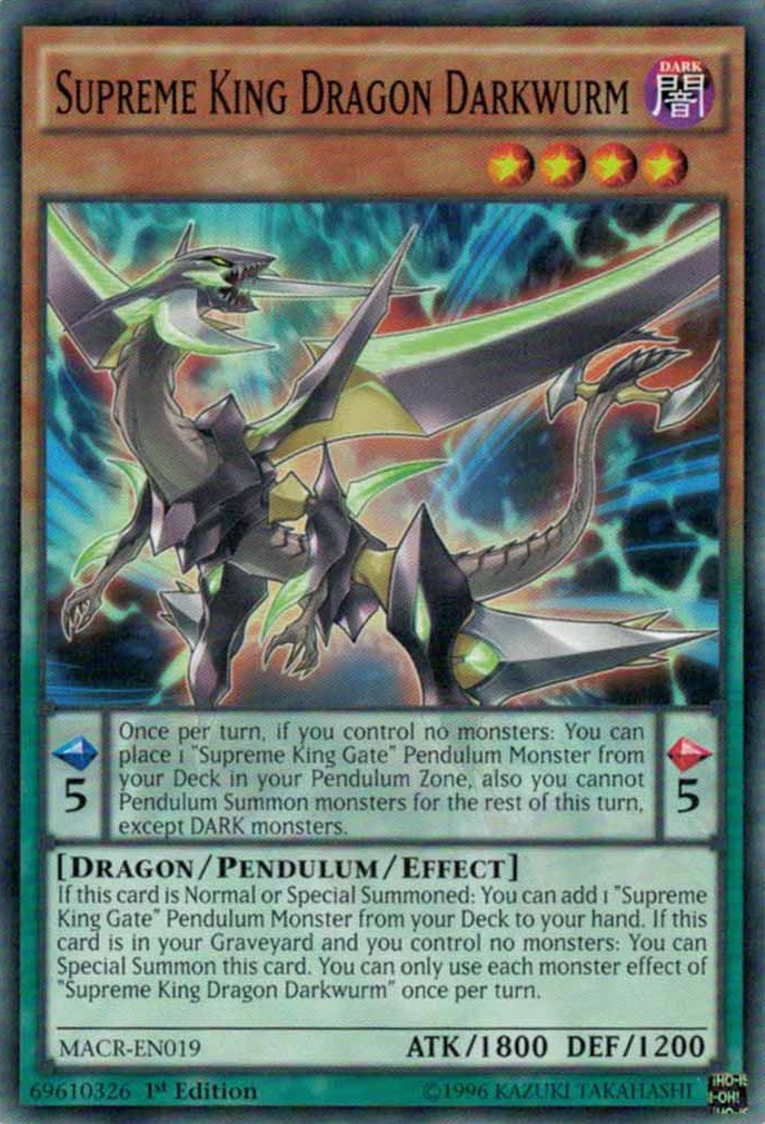 yugioh supreme king cards Supreme King Dragon Darkwurm [MACR-EN019] Common – Fusion Gaming