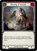 Blessing of Serenity (Red) [CRU041] (Crucible of War) 1st Edition Rainbow Foil