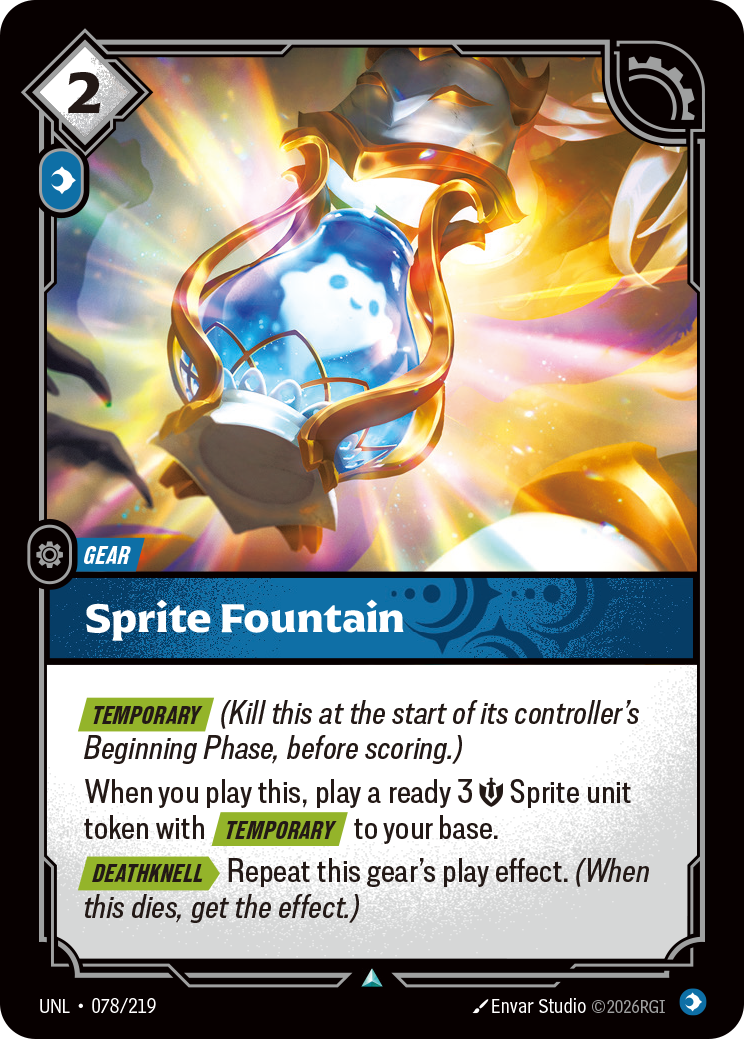 front of card Sprite Fountain [Unleashed] 078/219
