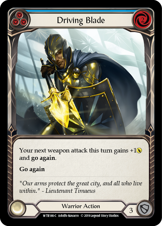 Driving Blade (Blue) [WTR146-C] (Welcome to Rathe) Alpha Print Normal