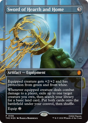 Sword of Hearth and Home (Borderless) [Teenage Mutant Ninja Turtles Commander]