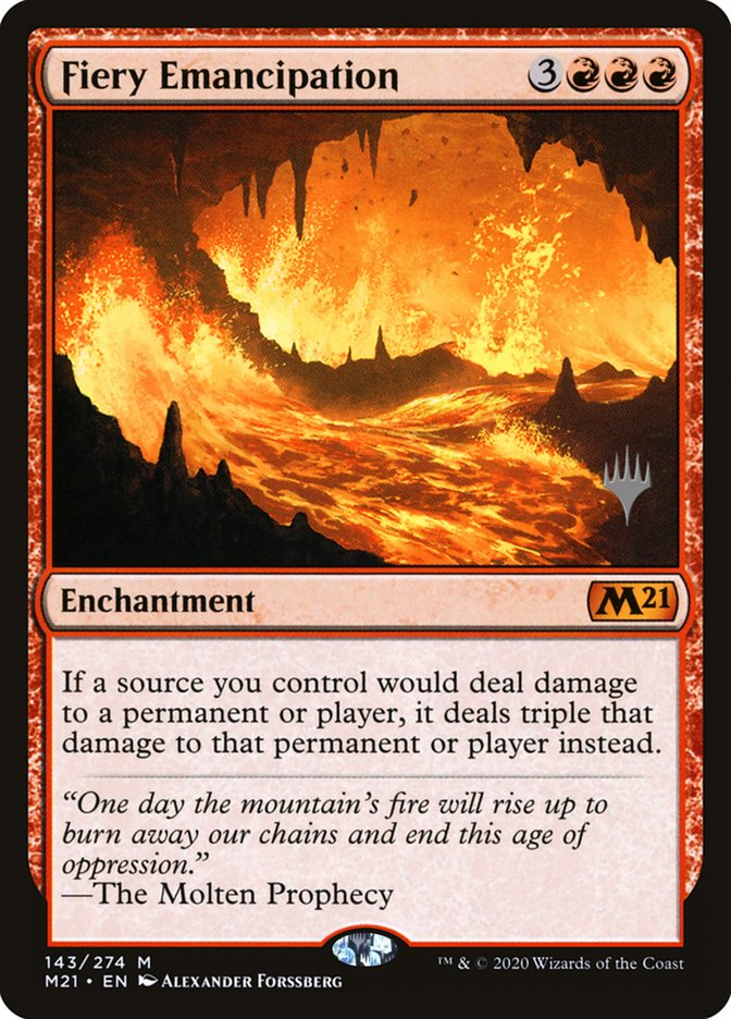 Fiery Emancipation (Promo Pack) [Core Set 2021 Promo Pack]