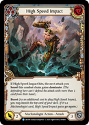 High Speed Impact (Blue) [CRU108] (Crucible of War) 1st Edition Normal