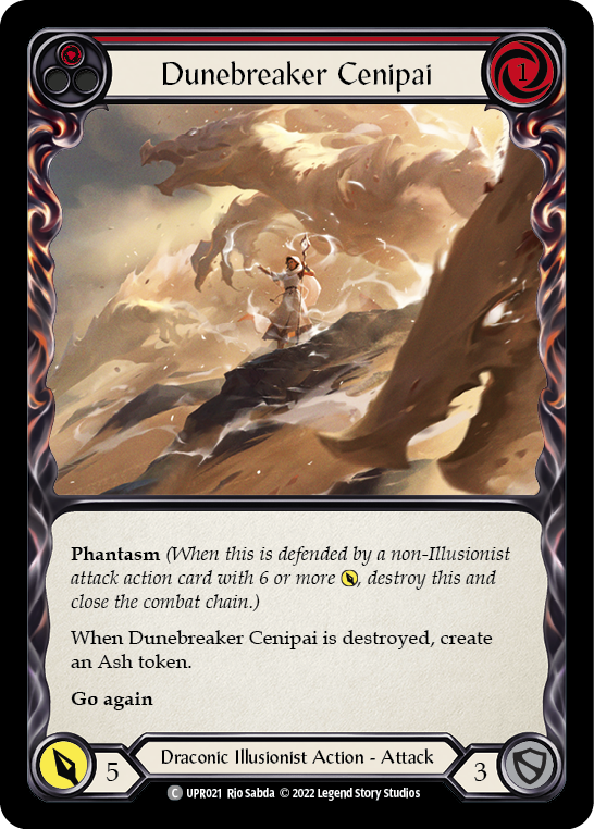 Dunebreaker Cenipai (Red) [UPR021] (Uprising) Rainbow Foil