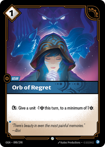 front of card Orb of Regret [Origins] #090