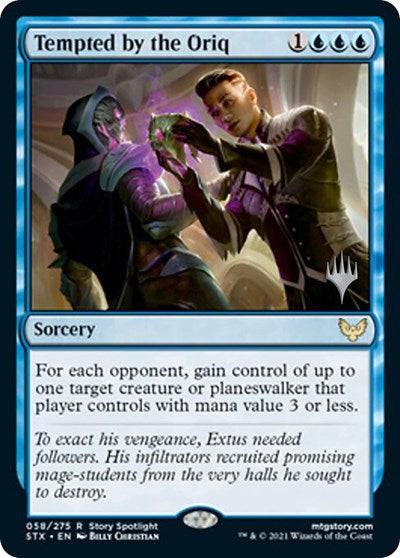 Tempted by the Oriq (Promo Pack) [Strixhaven: School of Mages Promo Pack]