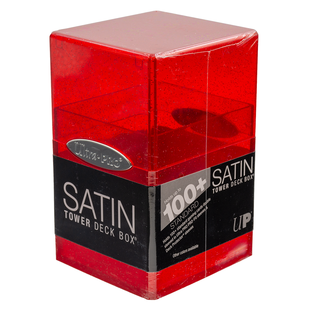 Ultra PRO: Satin Tower - Glitter Red