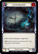 Foreboding Bolt (Yellow) [U-CRU169] (Crucible of War Unlimited) Unlimited Rainbow Foil