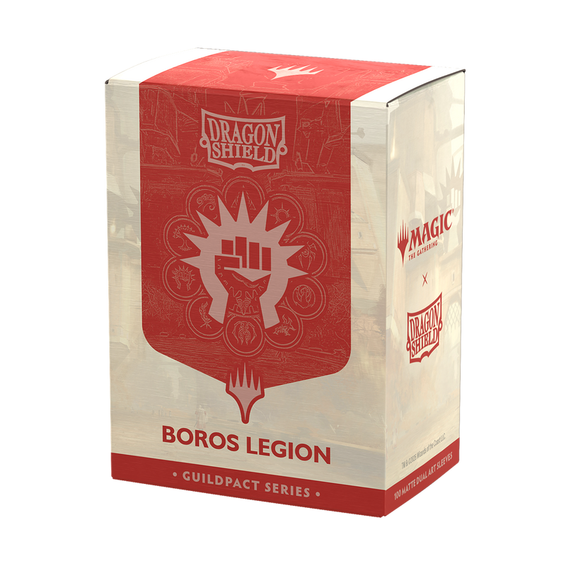 Dragon Shield: Standard 100ct Dual Matte Art Sleeves - Boros Legion