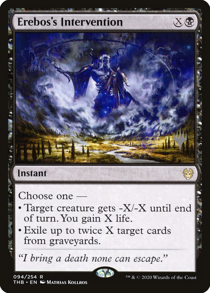Erebos's Intervention (Promo Pack) [Theros Beyond Death Promo Pack]