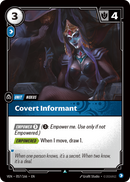 front of card Covert Informant [Vendetta] 057/166