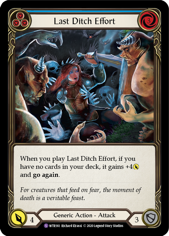 Last Ditch Effort [U-WTR161] (Welcome to Rathe Unlimited) Unlimited Normal