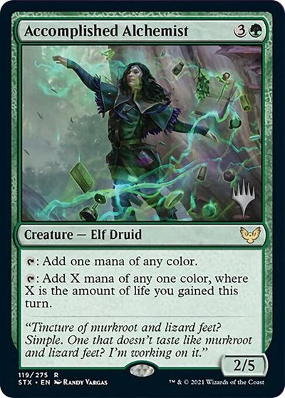 Accomplished Alchemist (Promo Pack) [Strixhaven: School of Mages Promo Pack]