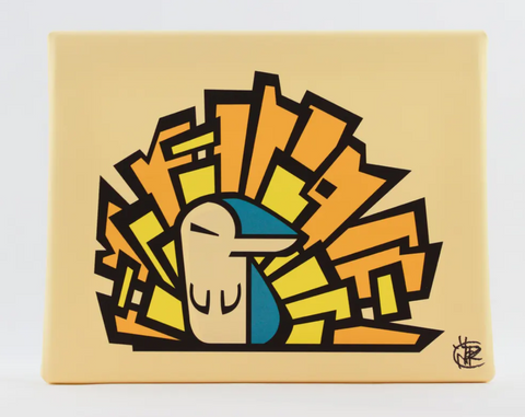 Game of Quills - (Archival Canvas Giclée Print) - Rawry & Pohly Art