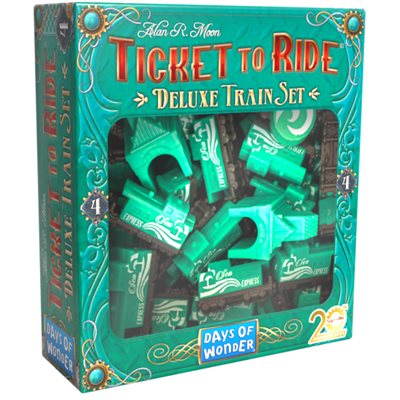 Ticket to Ride: 20th Anniversary Edition Deluxe Train Sets (The Green Passenger Car)