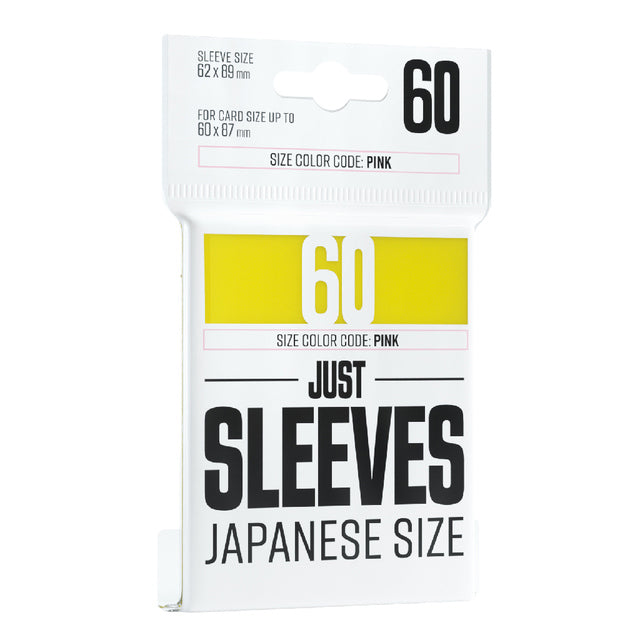 Gamegenic: Japanese Size Just Sleeves - Yellow